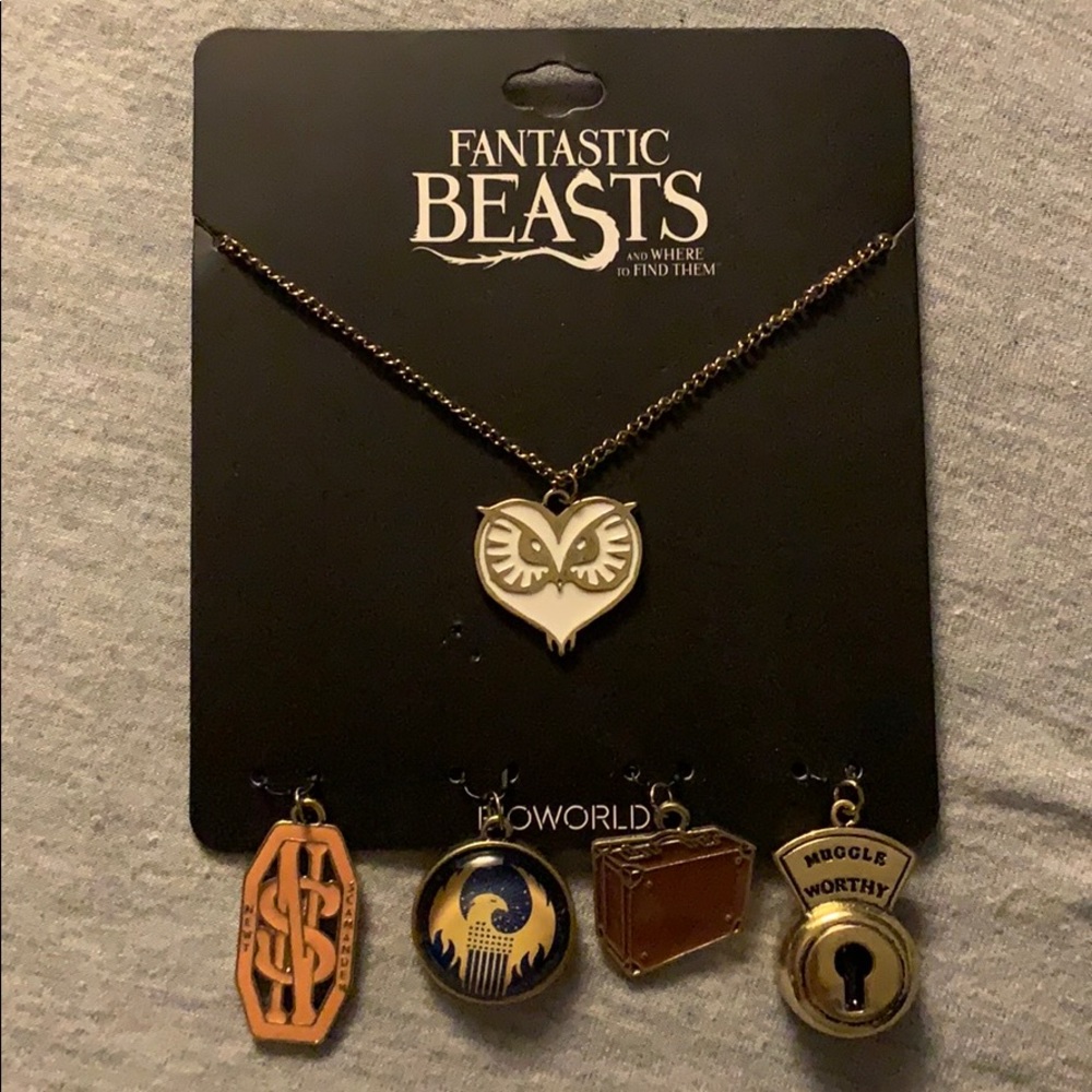 Harry Potter multi charm necklace